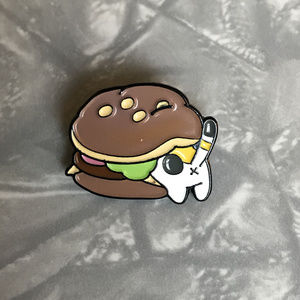 Cat Burger Pin